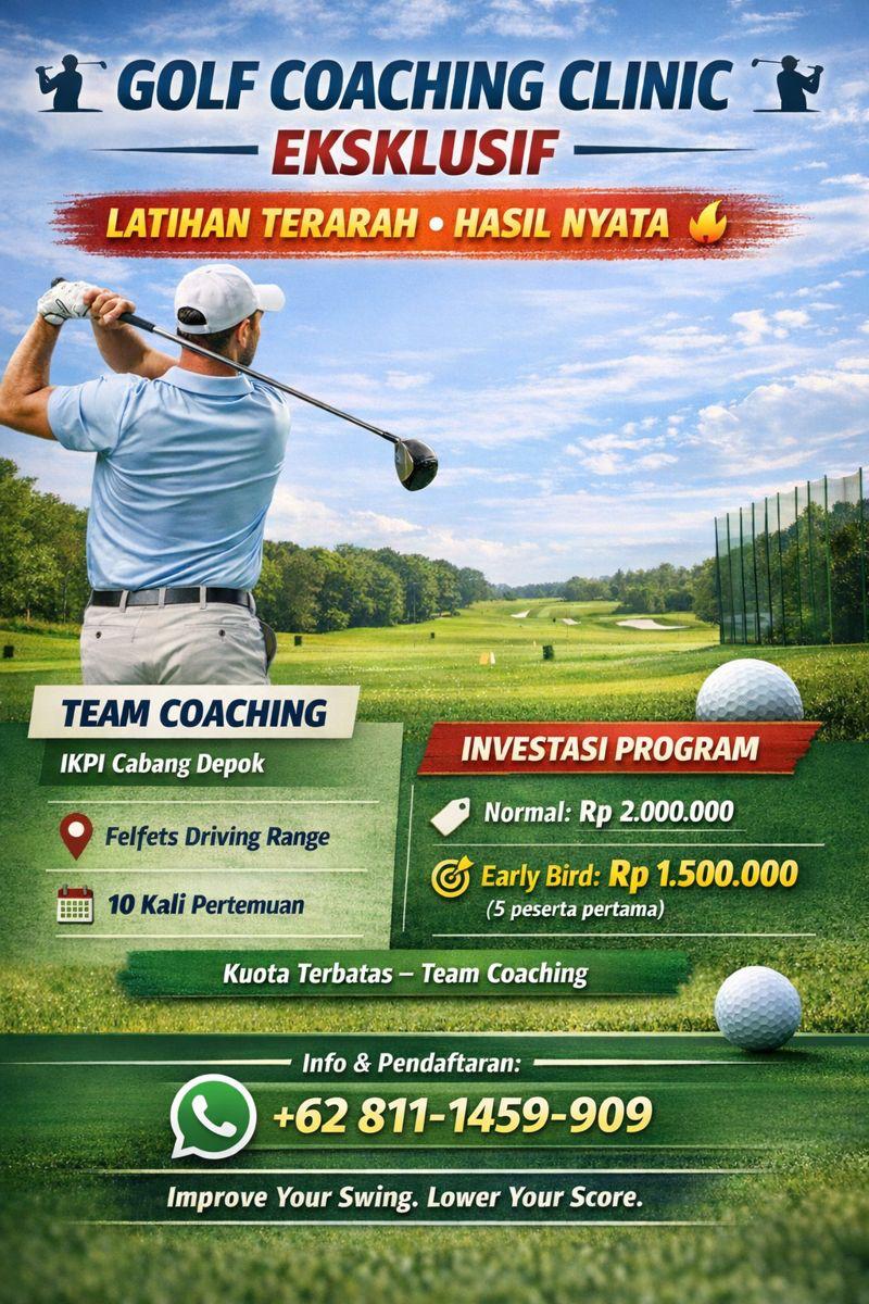 🏌️‍♂️ Mau main golf makin rapi dan konsisten?